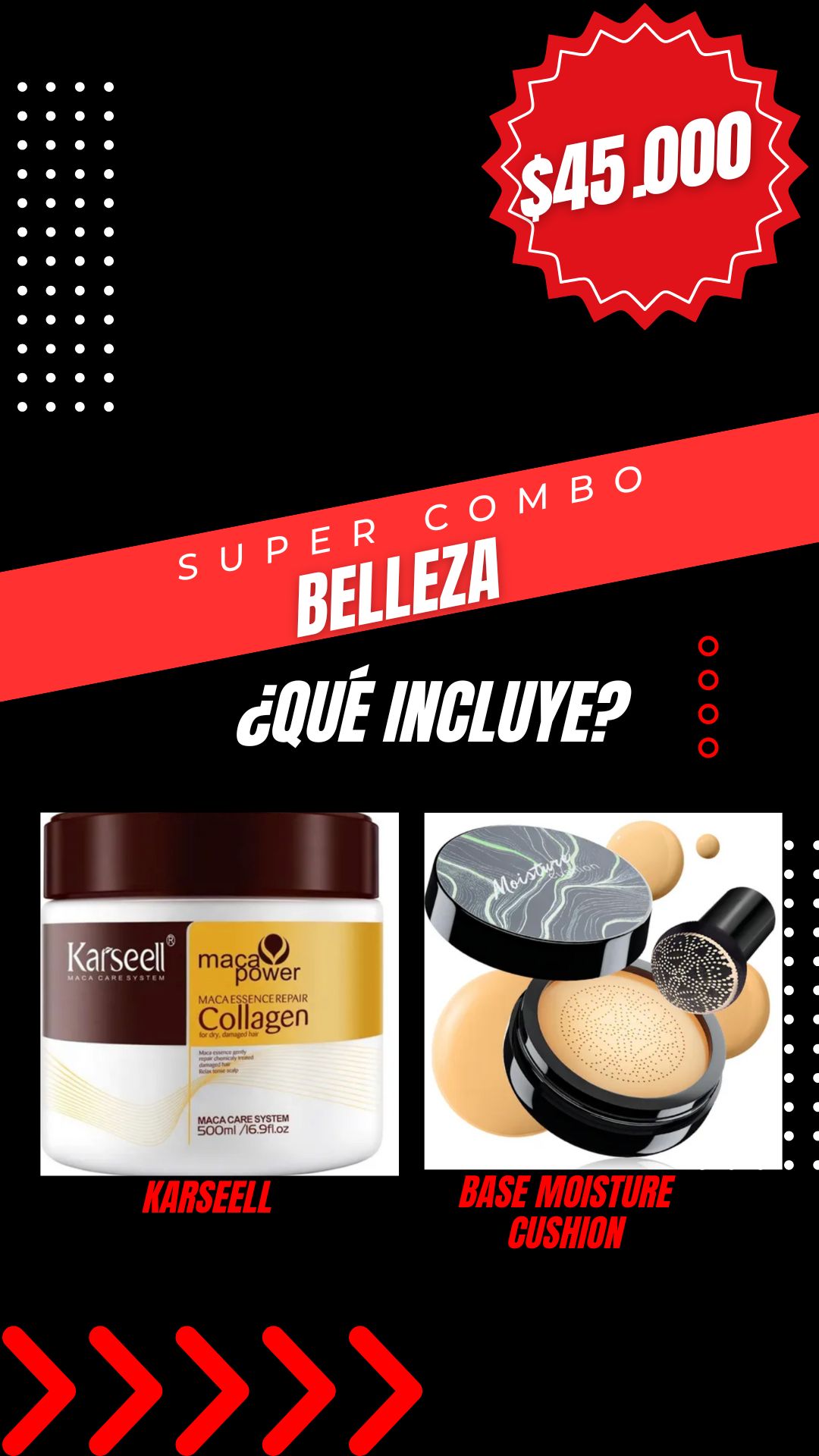 Combo karseell y base mositure cushion
